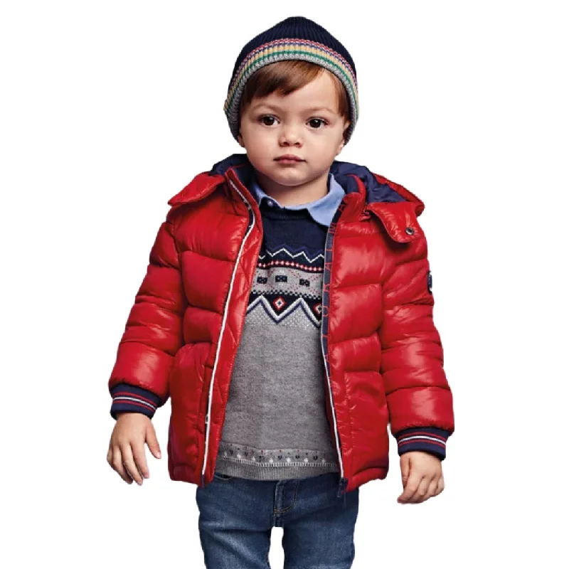 Mayoral Baby Puffer Coat _Red 2416-94