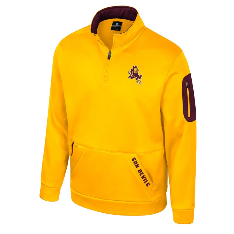 ASU Mainframe 1/4 Zip Pullover GLD