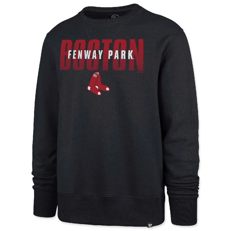 47 Fenway Overlay Crew Neck Sweatshirt - Navy