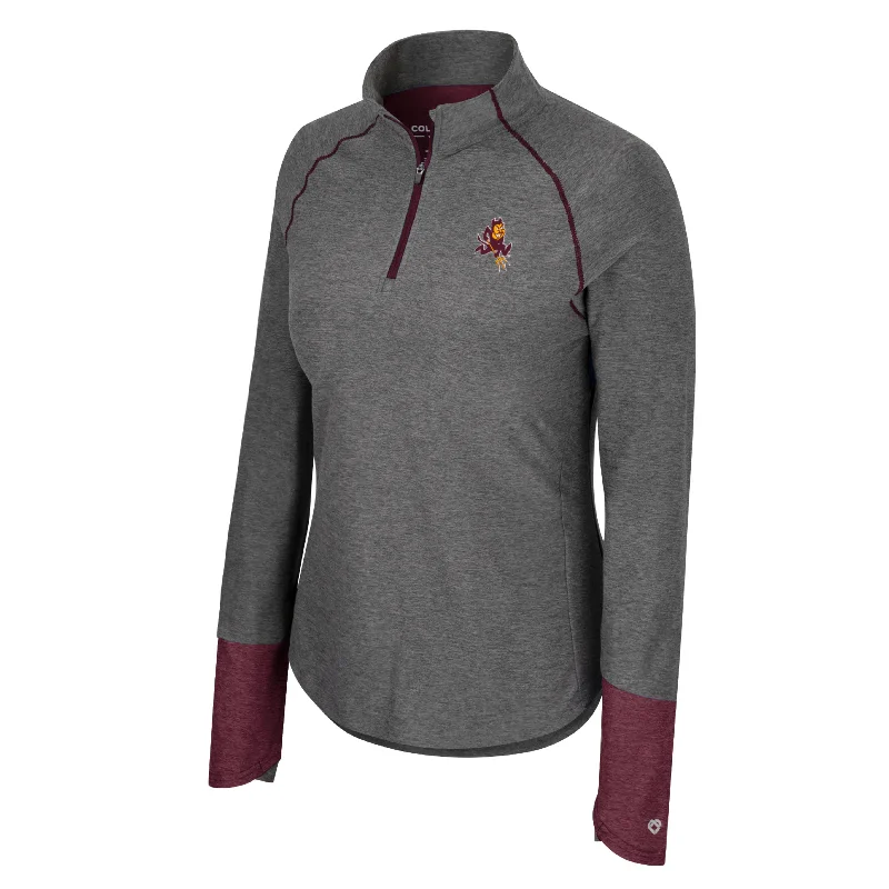 ASU Ladies Morning 1/4 Zip MRN