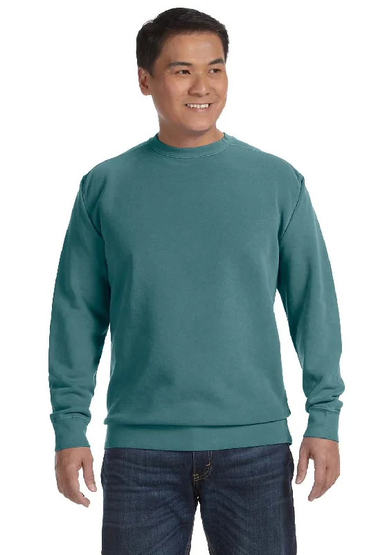 Comfort Colors Mens Crewneck Sweatshirt - Blue Spruce