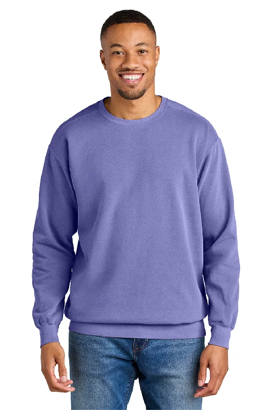 Comfort Colors Mens Crewneck Sweatshirt - Violet Purple