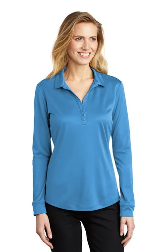 Port Authority® L540LS Ladies Silk Touch™ Performance Polo