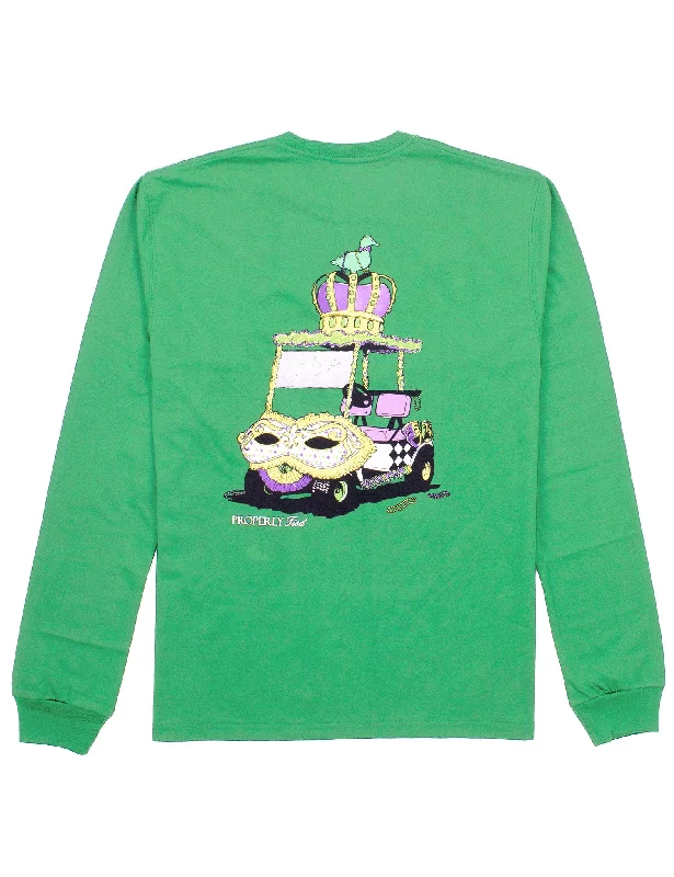 Mardi Cart LS T-Shirt Crop Green