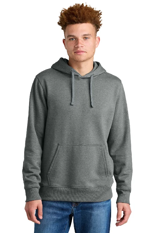 The North Face Mens Hooded Sweatshirt Hoodie w/ Pouch Pocket - Heather Medium Grey - New