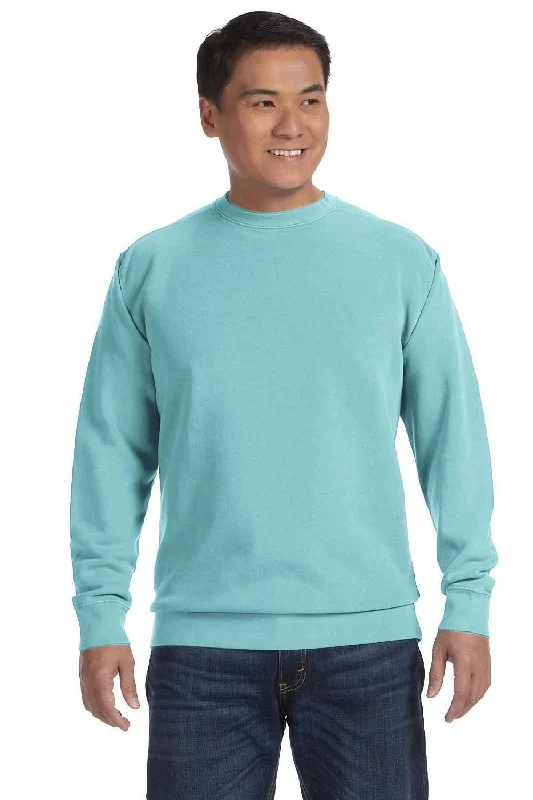 Comfort Colors Mens Crewneck Sweatshirt - Chalky Mint