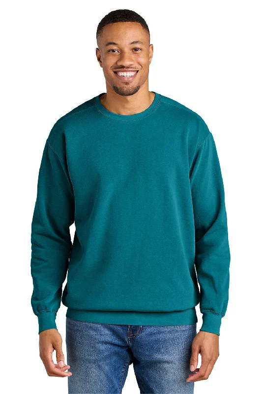 Comfort Colors Mens Crewneck Sweatshirt - Topaz Blue