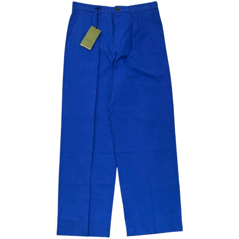 Men's Logo Trousers Blue Size IT 46 / UK 30