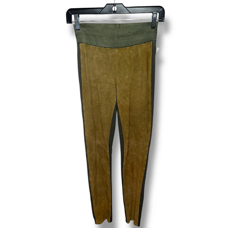 Pants Leggings By Paige In Green, Size: M