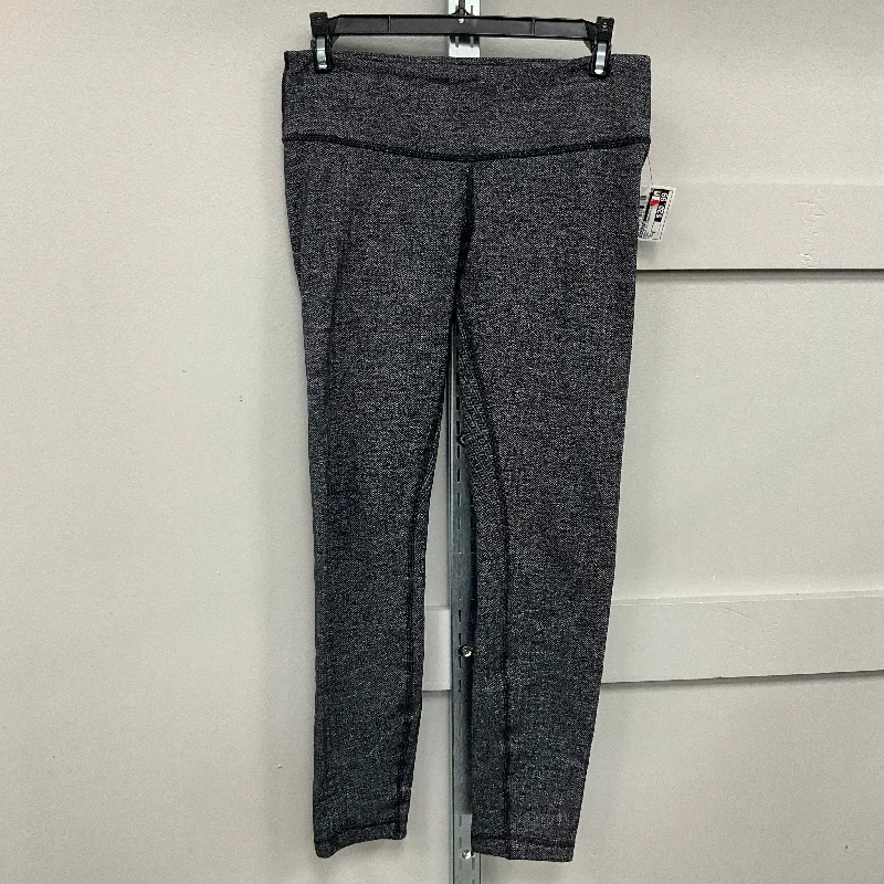 ATHLETIC LEGGINGS CAPRIS by LULULEMON In GREY, Size: 6