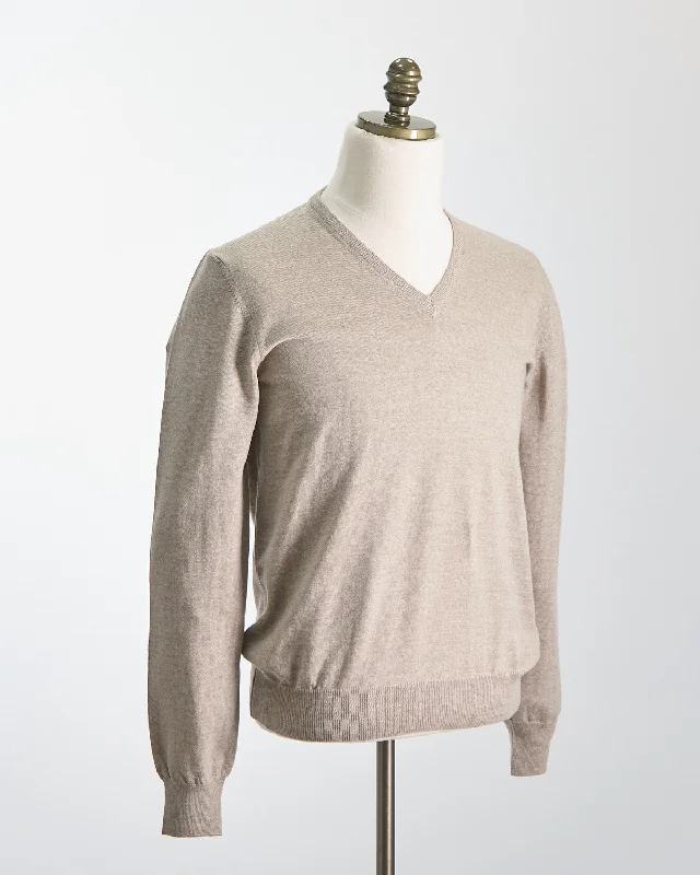 Lightweight Wool V-Neck