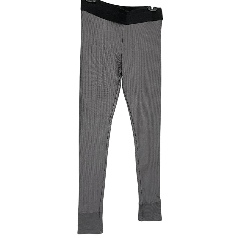 Pants Leggings By Bcbgmaxazria In Black & Grey, Size: M