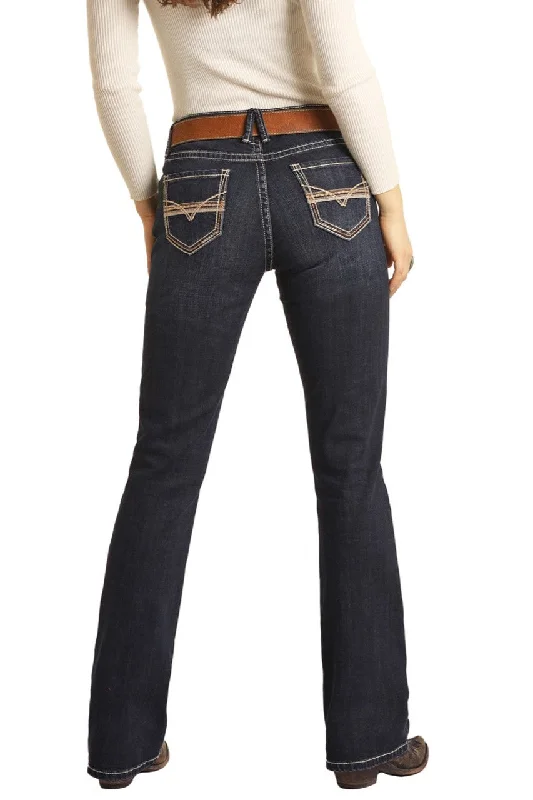 ROCK AND ROLL MID RISE EXTRA STRETCH RIDING JEANS STYLE BW4RD02984