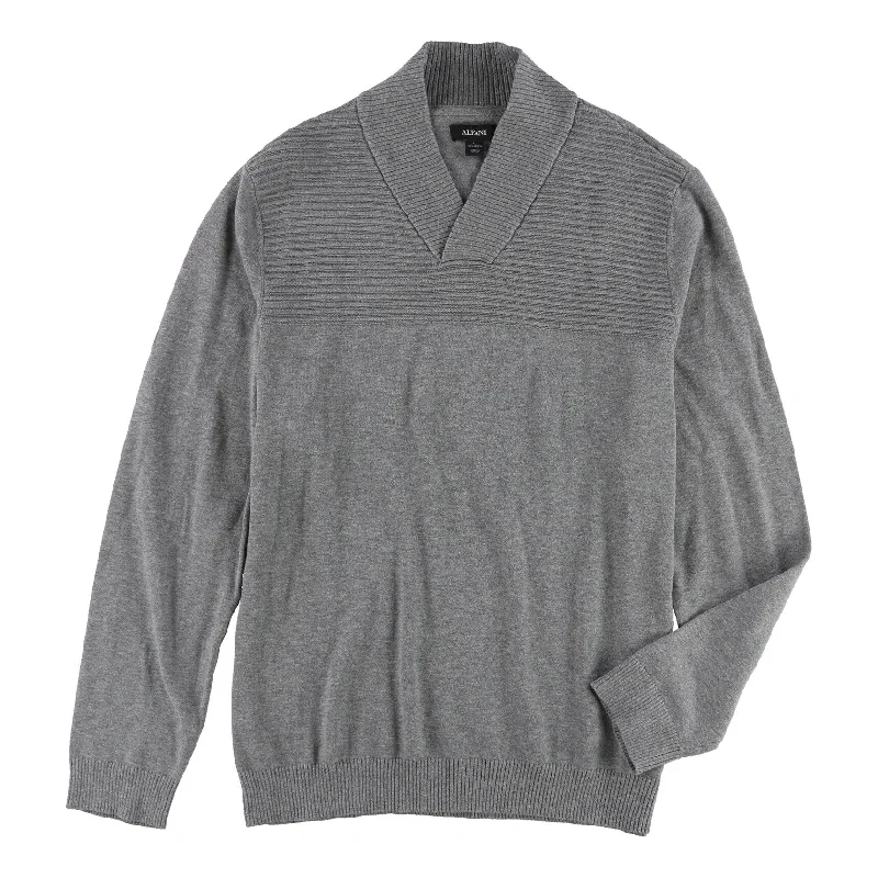 Alfani Mens Textured Pullover Sweater