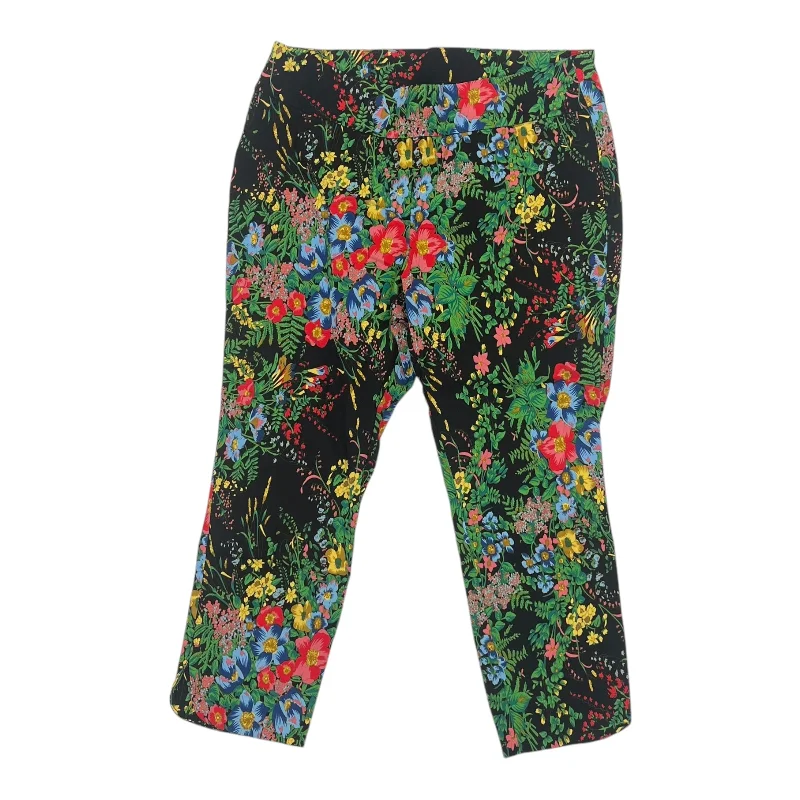 Pants Leggings By Soft Surroundings In Floral Print, Size:Xlp