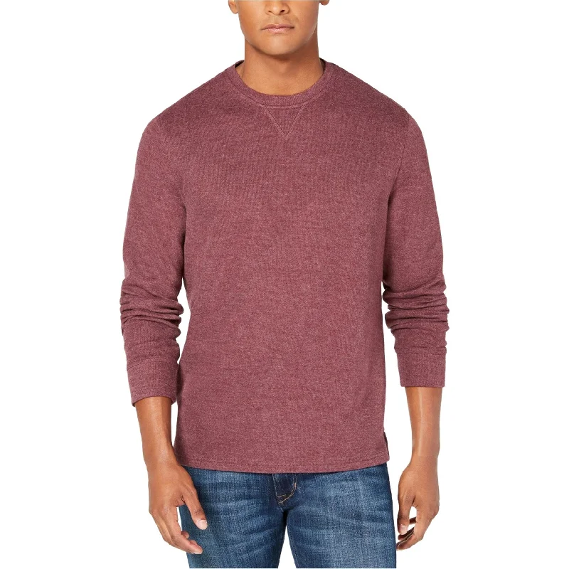 Club Room Mens Knit Pullover Sweater, Purple, Small