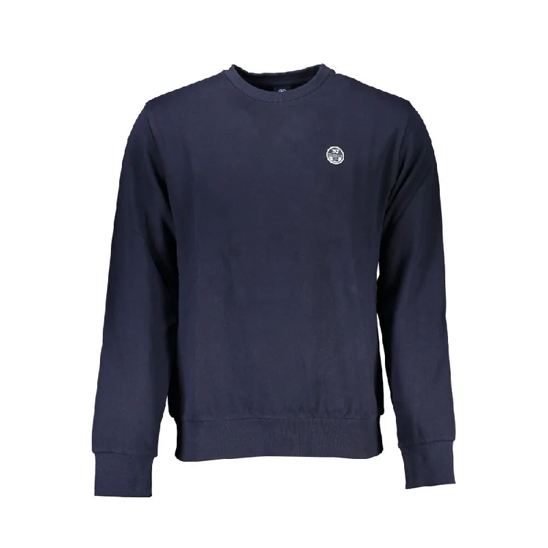 North Sails Blue Cotton Men's Sweater