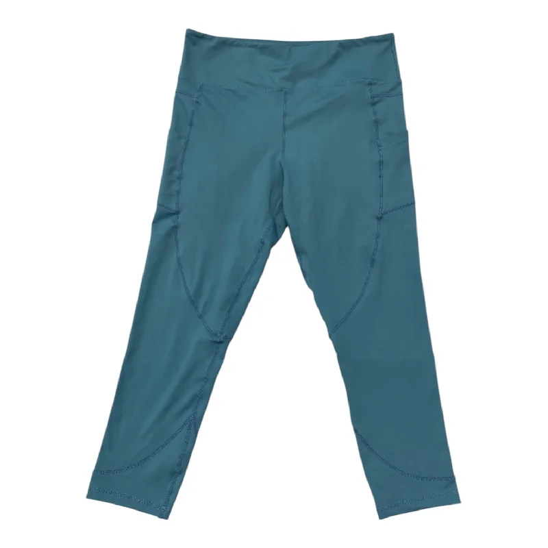 Athletic Leggings By Zyia In Teal, Size:Xl