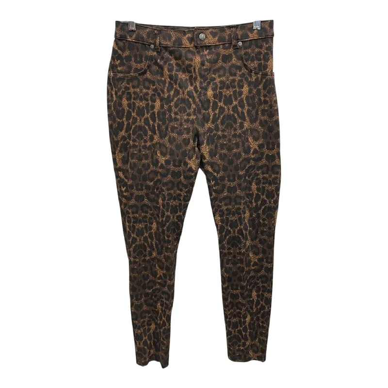 Pants Leggings By Hue In Animal Print, Size:L