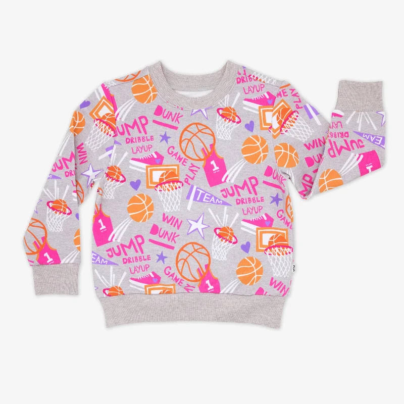 Pink Slam Dunk Crewneck Sweatshirt