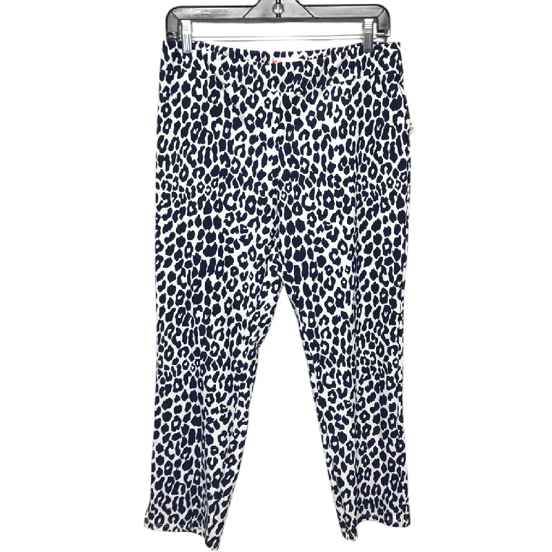 Pants Leggings By Jude Connally In Blue & White, Size:M