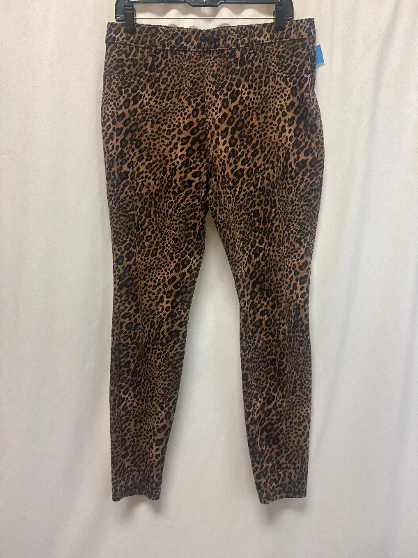 Pants Leggings By Time And Tru In Animal Print, Size: Xl