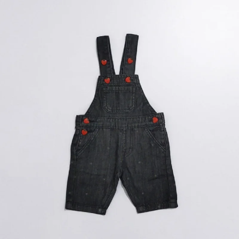 GP - Kids 'Charcoal' Denim Dungaree GP93