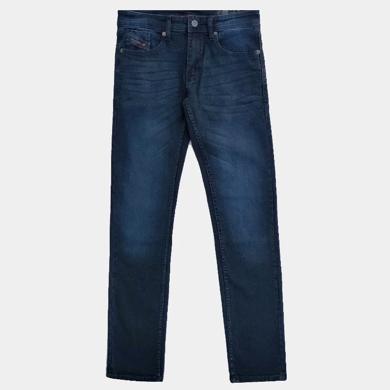 DS - Men 'Navy Blue' Larkee Pantaloni Stretchable Slim Jeans DS897