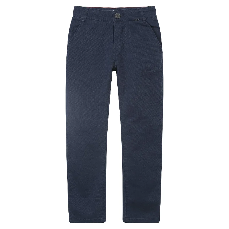 Jean Bourget Kids Boy's Chino Fit Pants in Navy