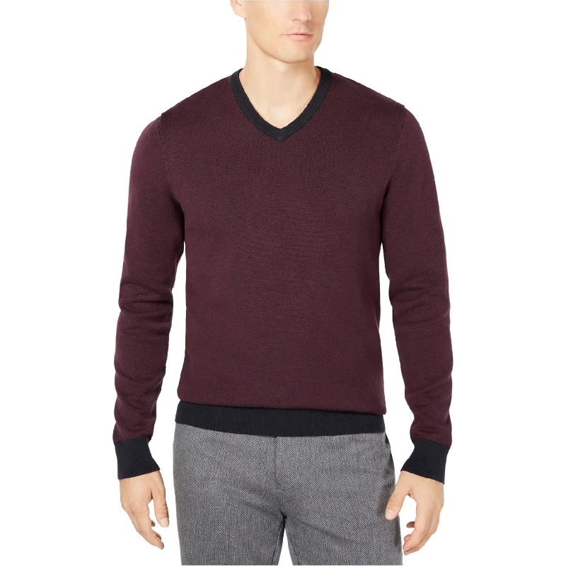 Ryan Seacrest Mens Mixed Yarn Pullover Sweater