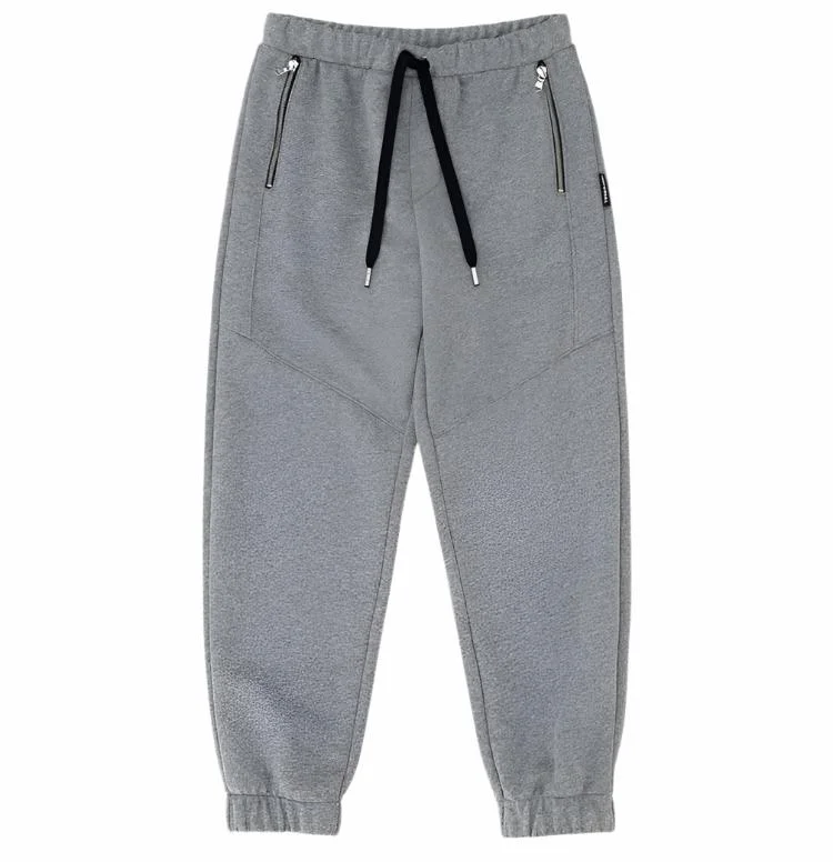 Imperial Kids Double Zipper Pants in Grey