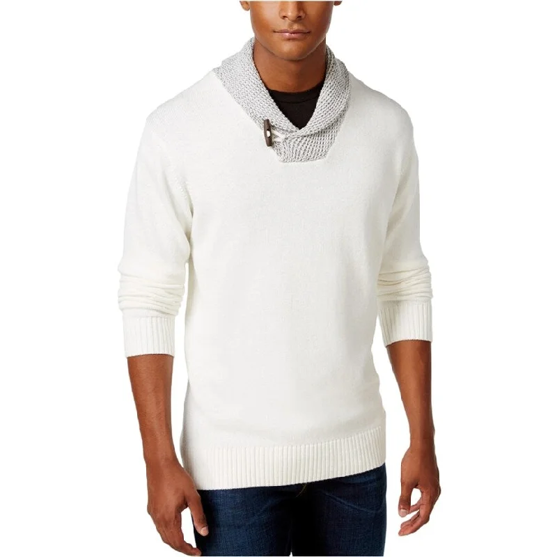 Weatherproof Mens Knit Pullover Sweater, Off-White, XX-Large