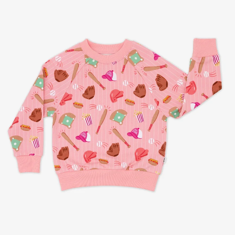 Pink All Stars Crewneck Sweatshirt