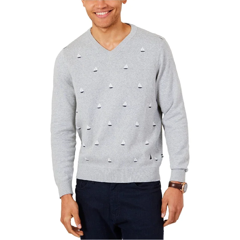 Nautica Mens Sailboat Pullover Sweater