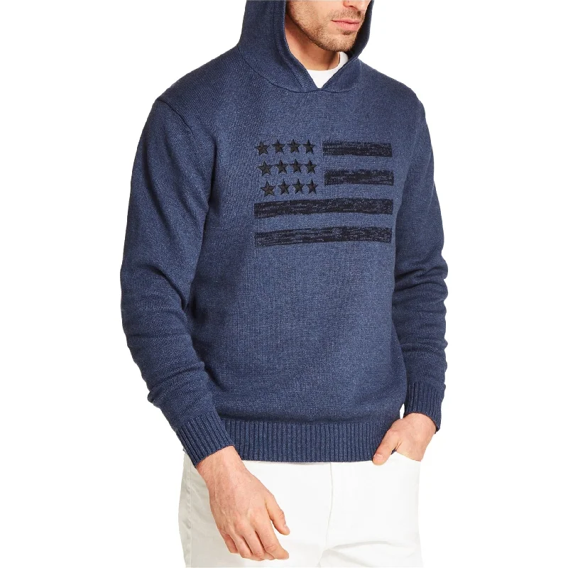 Weatherproof Mens Flag Hooded Sweater