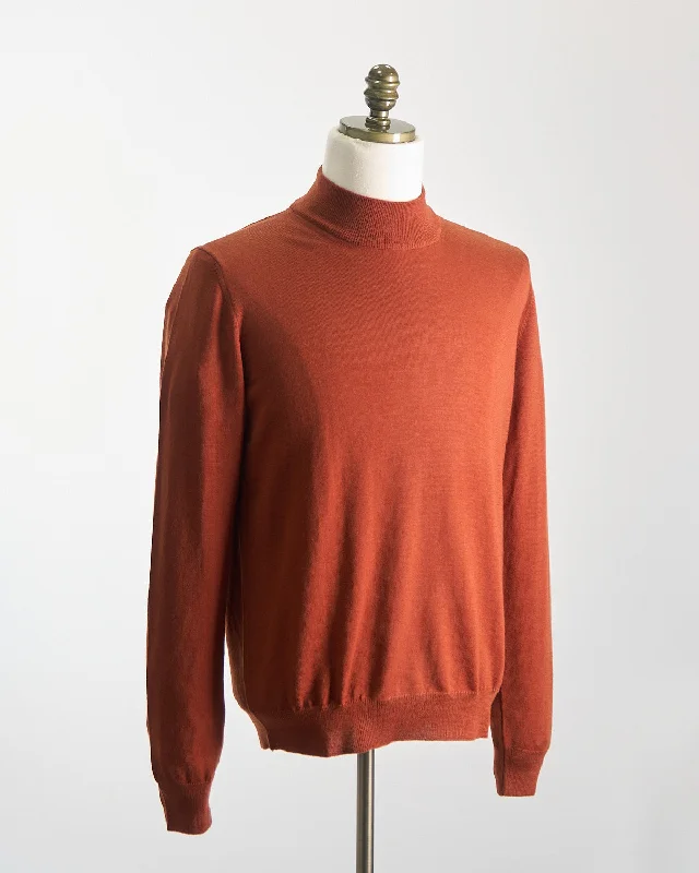 Lightweight Wool Mockneck