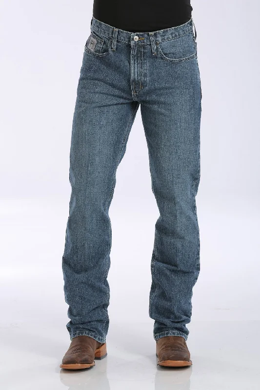 Cinch Silver Label Dark Stonewash Slim Fit Jean Style MB98034001