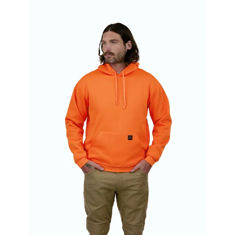 Walls Men's Enhanced Visibility Pullover Work Hoodie YW20 - Orange