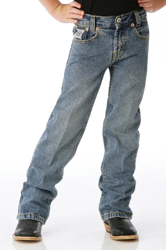 Cinch Boys White Label Slim Fit Light Stonewash Jeans Style MB12881001