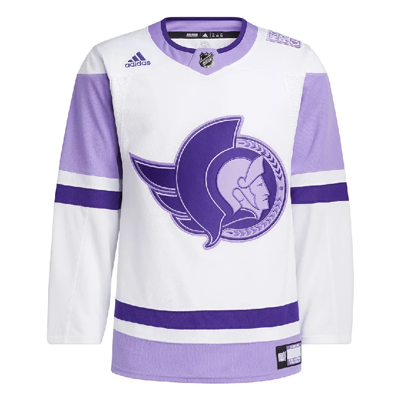 adidas - Men's Ottawa Senators Authentic Hockey Fights Cancer Jersey (H56574)