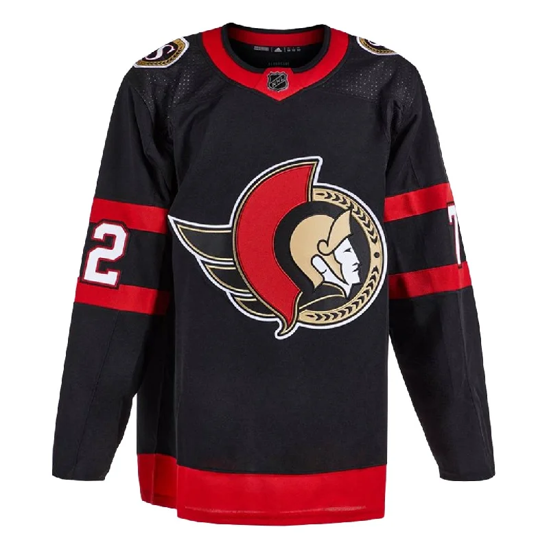 adidas - Men's Ottawa Senators Authentic Thomas Chabot Home Jersey (HB6658)