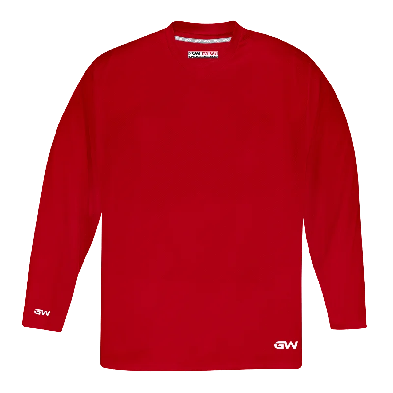 GameWear GW5500 ProLite Series Junior Hockey Practice Jersey - Red