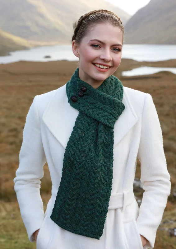 Aran Loop Scarf | Connemara Green