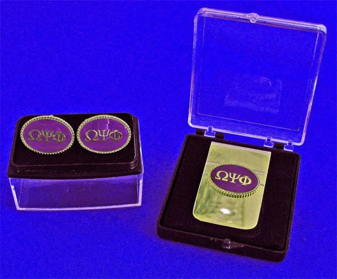 Omega Oval Cuff Links