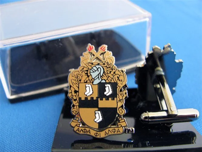 Alpha Crest Cuff Links