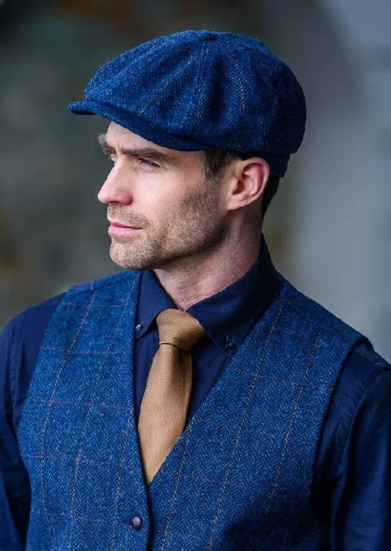 Mucros Driving Cap | Blue