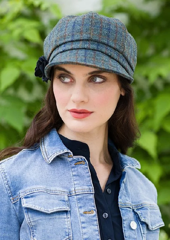 Mucros Newsboy Cap | Green Plaid