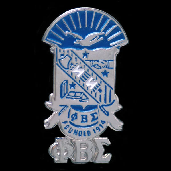 Sigma Shield and Letter Lapel Pin