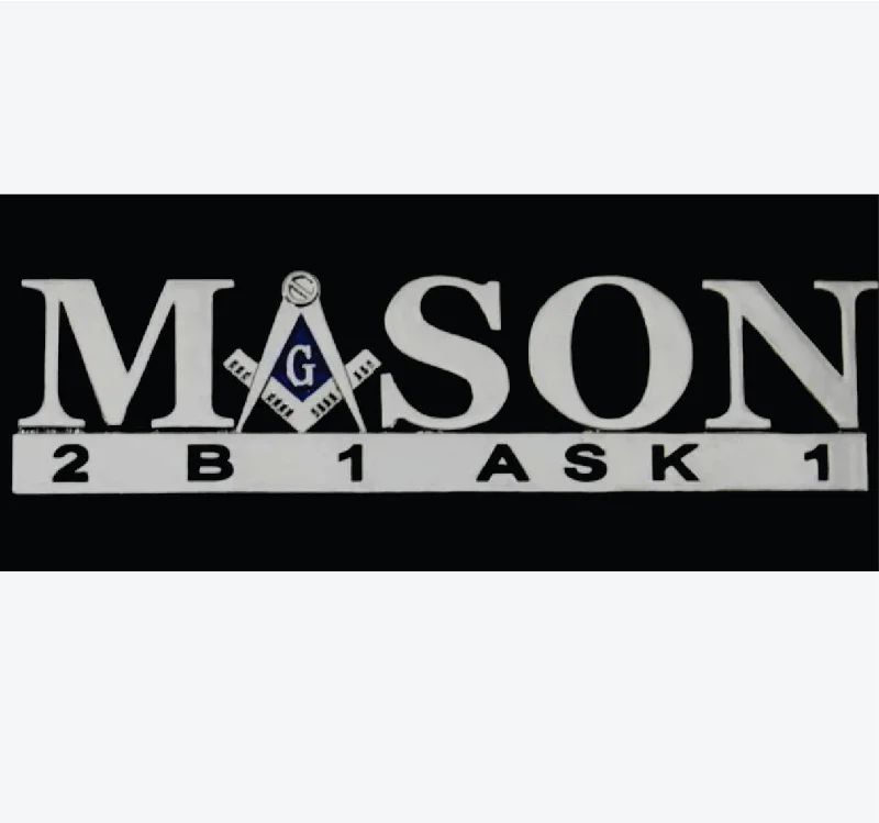 Mason Chrome Car Emblem