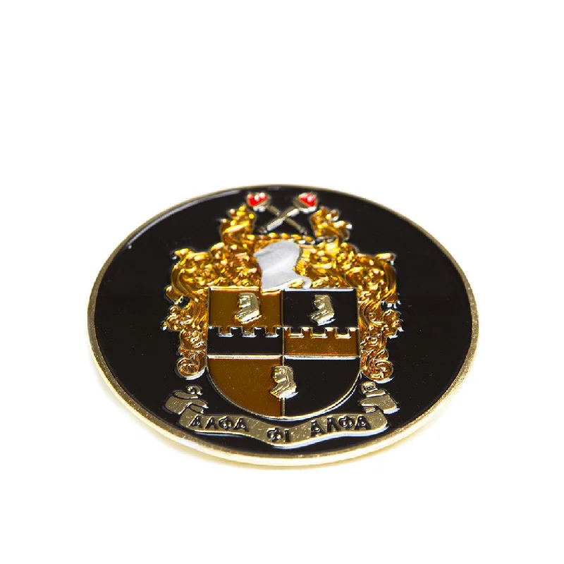 Alpha Round Car Badge